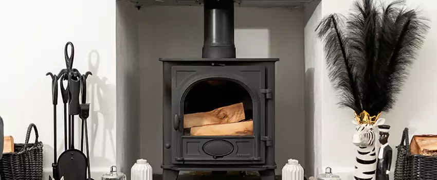 Thelin Hearth Products Providence Pellet Insert Fireplace Installation in Hudson, QC