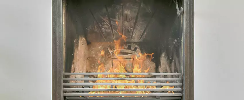 Travis Industries Linear Gas Fireplace Installation in Hudson, Quebec