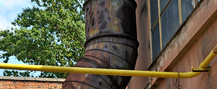 Lightning Protection Installation System for Industrial Chimneys in Hudson, Quebec