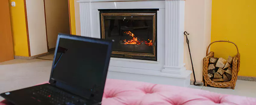 Valor Outdoor Gas Fireplace in Hudson, Quebec